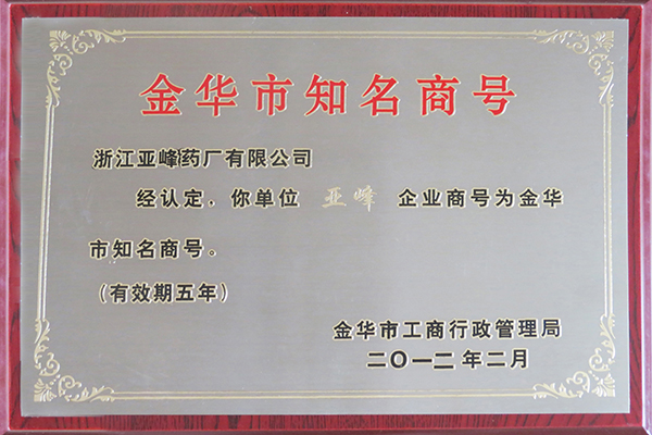 2012年市知名商号